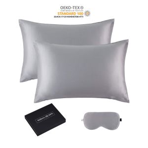China 19 Momme Washable Silk Pillowcase , 51×66cm Pillow Silk Cover on sale