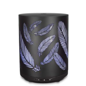 12w 260ml Ultrasonic Metal Aroma Diffuser Mini Essential Oil Diffuser