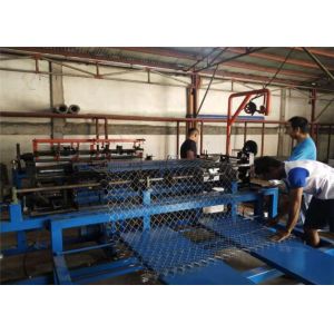 Quality Fully Automatic 11kw 1.5mm Chain Link Fence Making Machine for sale
