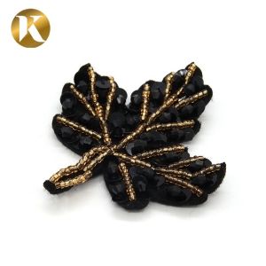 Stylish High Heel Buckle Replacement Leaf Shape Special Cloth Material