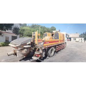 100M3/H SANY Used Concrete Trailer Pump 18Mpa With Diesel Engine