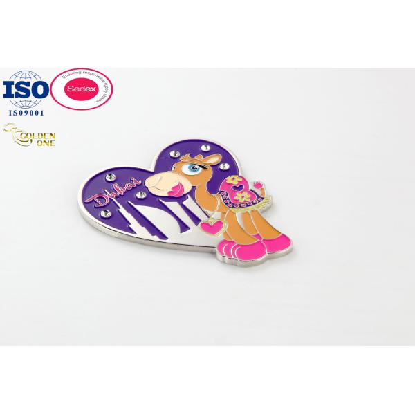 Animal Cartoon Fridge Magnets Soft Hard Enamel 2D Cute Truck Car Camel Souvenir