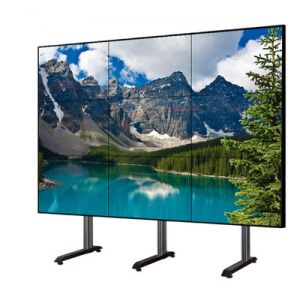 Anti-reflective Glass55 Inch Mulit- screen Wall Display Advertising Free