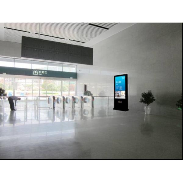 47" Real Color Kiosk Digital Signage , HD Standing Digital Signage