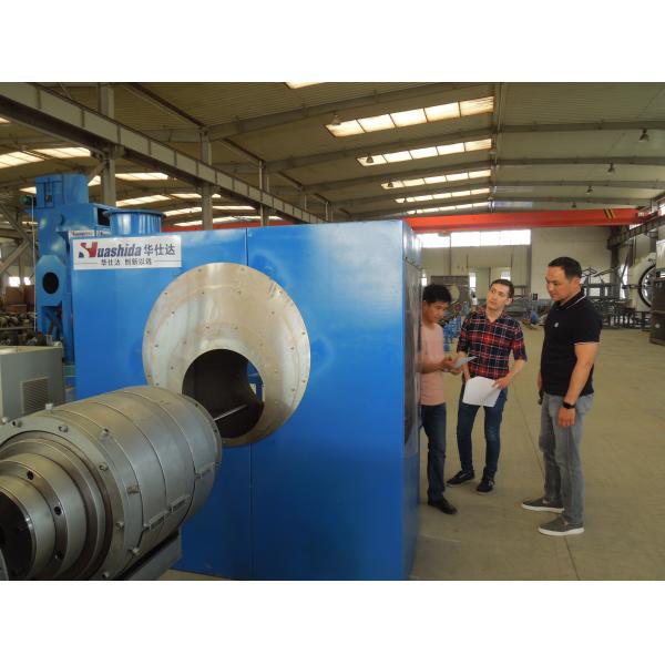 Buy Blasting Coating Beveling Machine Line For 3PE Steel Pipe Hollow Structure Wall at wholesale prices