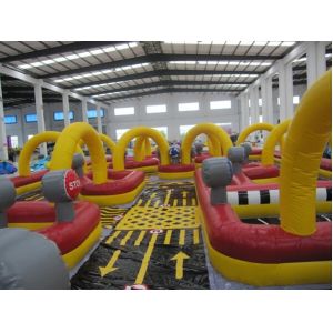 0.55mm PVC Inflatable Go Kart Track Quad Bikes Racing