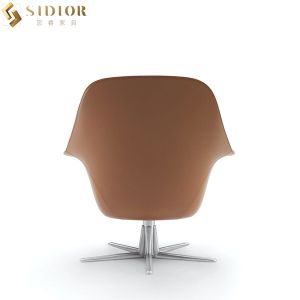 Leather Upholstered Modern Leisure Chair Home Restaurant Furniture