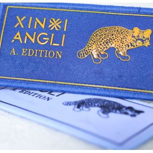 Square Shape One Side Fold Heat Transfer Printing Custom Silicone Label for