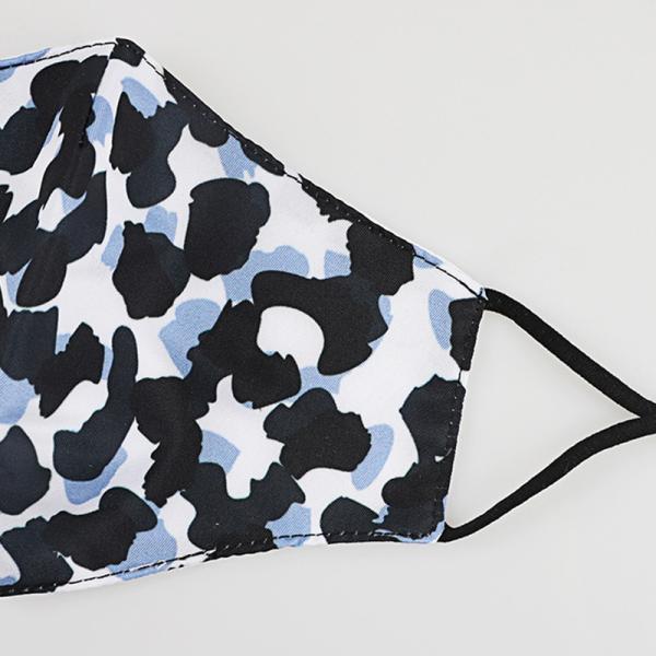 Anti Haze Reusable Leopard Fabric 2 Layer Cotton Mask