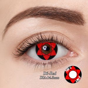 Soft Halloween Cosplay Eye Contact Lenses Crazy Colored Silicone Hydrogel