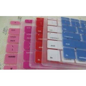 silicone Blue / Pink / White / Red Keyboard Protector Laptop / protective