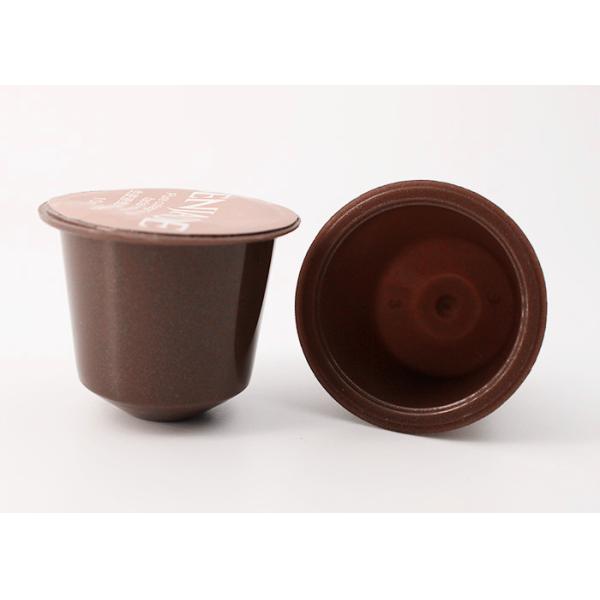 Convenient PP Plastic Nespresso Compatible Capsules Environmentally Friendly