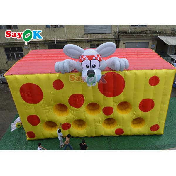 Buy PVC Tarpaulin Inflatable Sports Games Inflatable Cheese Barriers at wholesale prices