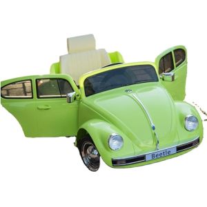 Licensed Green 12v Electric Cars Toys Ride On Vehicle For Kids Driving Plastic