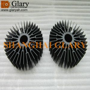 China GLR-HS-443 150mm round aluminum extrusion heatsink profile, 5.91 led cooler on sale