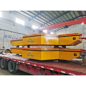 Electric Rail Transfer Trolley Motorized 30 Tons