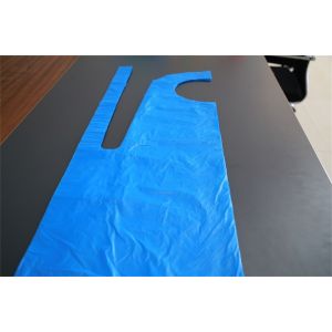 HDPE / LDPE Disposable Plastic Aprons , Flat Packed Disposable Craft Aprons