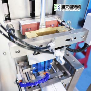 Liquid Lotion Cosmetis Packing Machine Round Corner Cut Bag Packing Machine