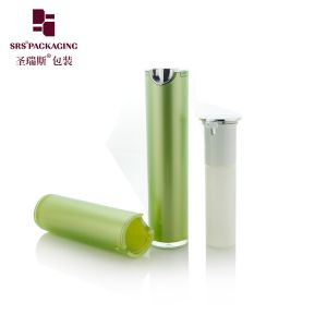 L024 30ml 50ml Round acrylic packaging bottle lotion pump