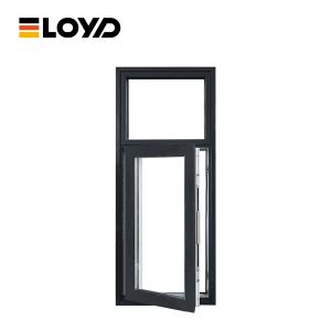 Double-Glazed Aluminum Casement Window with Enhanced Security