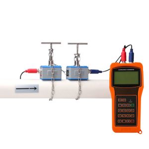 Quality Plastic Handheld Flow Meter Ultrasonic Water Flow Sensor for sale