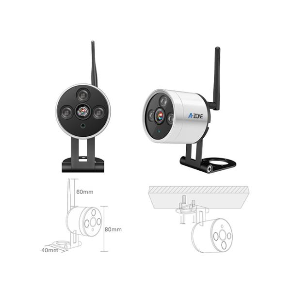 Mini External Wireless Cctv Camera Metal Bullet Network Plug And Play