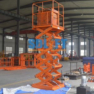 1 Tonne 3m Stationary Hydraulic Scissor Lift With Ce