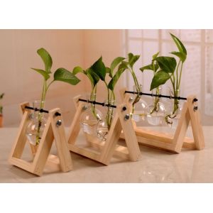 glass vase terrarium for planting deco