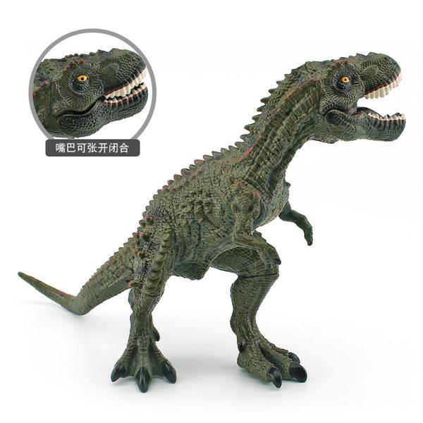 Plastic Cretaceous Green Tyrannosaurus Dinosaur Action Set Educational Playset