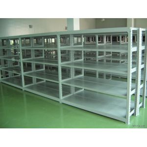 Quality 5 level loose products metal shelf light duty shelving with galvanised finished for sale