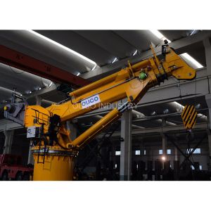 8T15M Telescopic Boom Crane Electric Hydraulic Marine