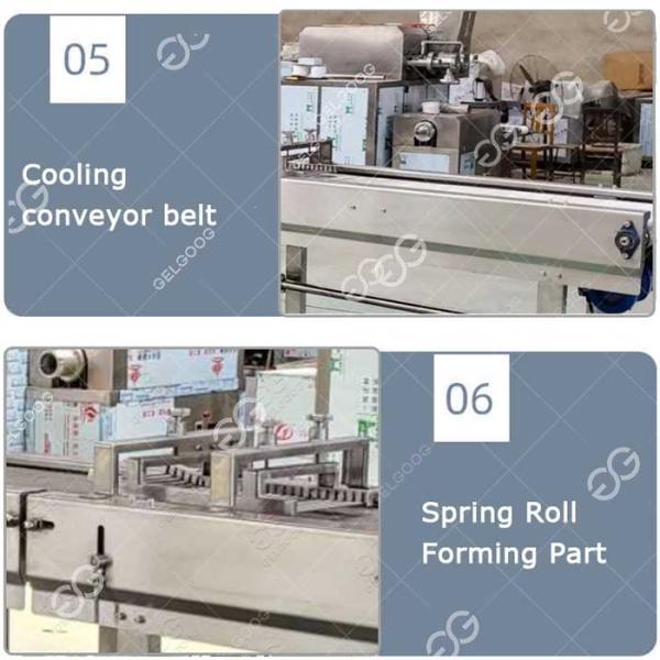 Commercial Spring Roll Maker Machine 380V Spring Roll Making Equipment, Commercial Spring Roll Maker Stainless Steel