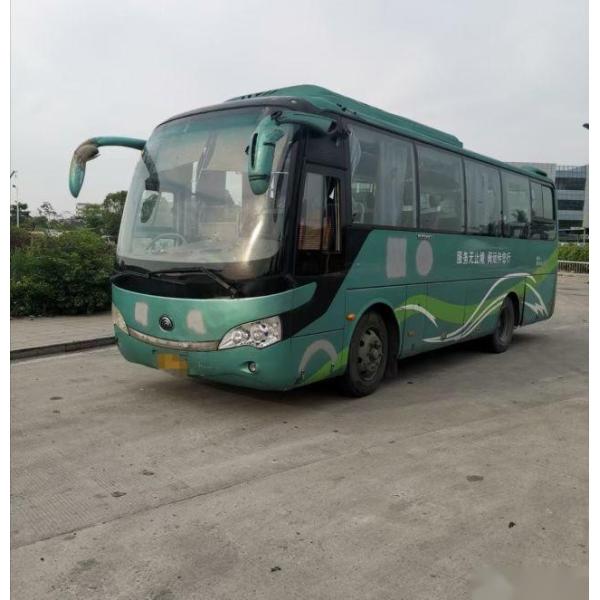 Used Tour Bus Yutong ZK6858 34 Seats Steel Chassis Air Suspension Yuchai 162kw