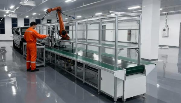 Buy ESD Belt Material Manual Plug Line with 100-120kg Loading Capacity for Automated Production at wholesale prices