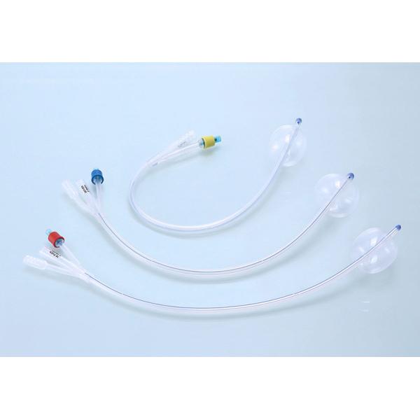 2/3 Way Silicone Medical Foley Catheter NO 16 25-40cm Length For Urology