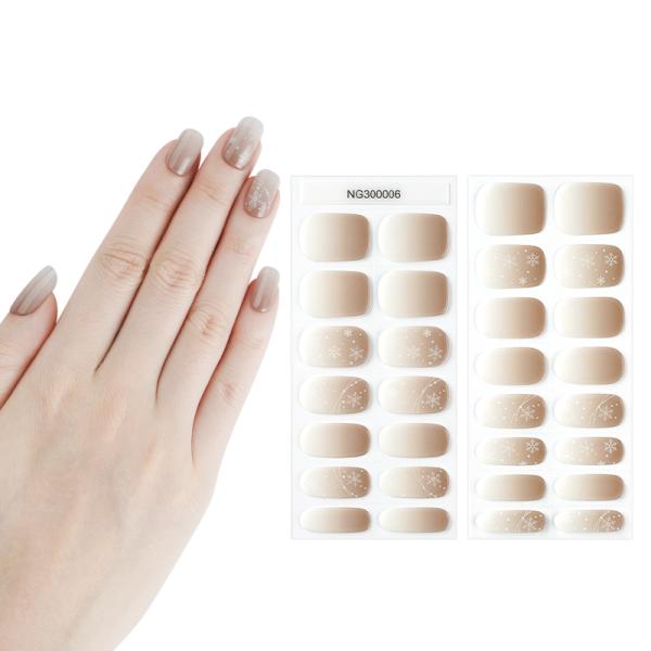 Upgrade Your Nail Game with Eco-friendly Semi Cured Gel Nail Stickers and UV Lamp