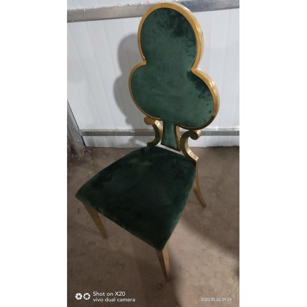 Buy 108cm Stainless Steel Dining Chair at wholesale prices