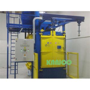 PLC Spinner Hanger Shot Blasting Machine With High Cleaning Efficiency Sa 2.5