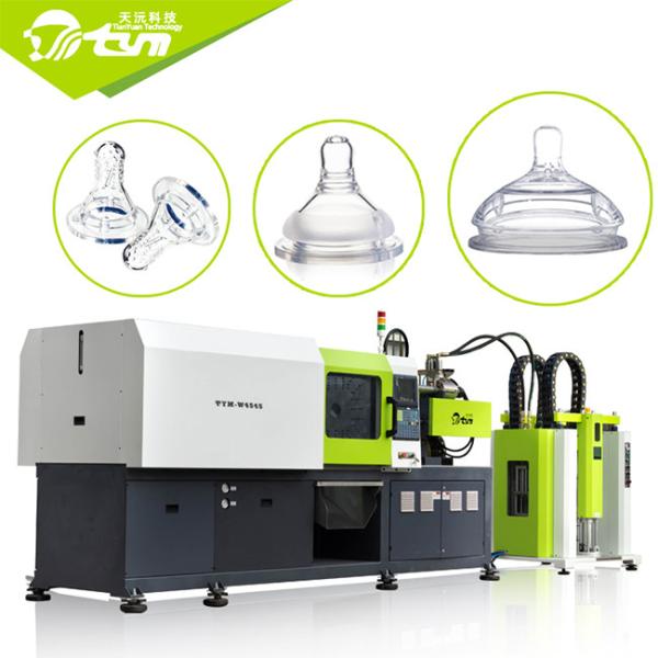 Liquid Automatic Injection Molding Machine , Silicone Teat Baby Milk Bottle