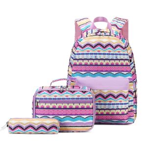 Customized Women Soft Nylon Backpack Durable With 2 Main Compartments