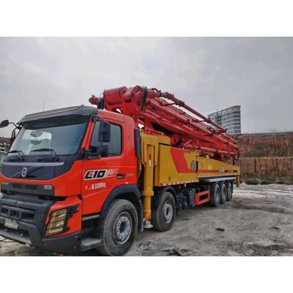 SYM5538THB 66m Concrete Boom Pump Truck Mounted Pump with Vibrating Amplitude 2.6mm