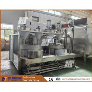 Fully Automated PLC Control Peanut Coating Machine Coated Peanut Processing Line