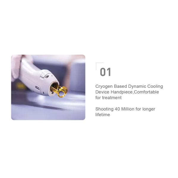 Permanent Hair Removal Machine Alex Lazer Alex 755nm ND YAG 1064nm Long Pulse Veins Vessel Remove