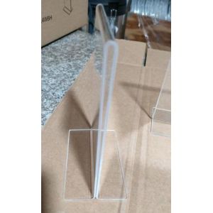 High Durability Double Sided Sign Holder Desktop Sign Stand High Transparency