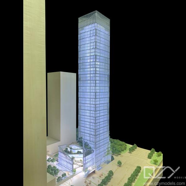 1/200 Shenzhen Qianhai Financial Holdings Building Conceptual Model