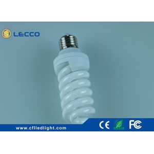 China 18 Watt Compact Fluorescent Bulb , Full Spiral Energy Saving Lamp SDCM< 5 on sale