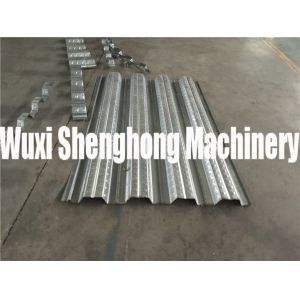 Customized Metal Deck Roll Forming Machine With Mechanical Decoiler