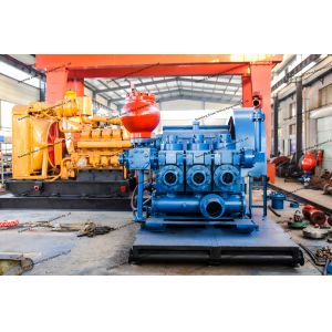 120 SPM Triplex Mud Pump 12″/305 Stroke Length 5-1/8″ Outlet Dia. 5000psi Flange