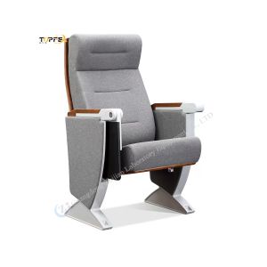 Padded Foldable Auditorium Chair With Armrests