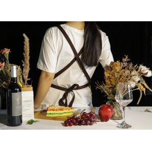 Grey Polyester Washable 60x80 Kitchen Cooking Apron